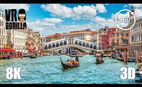 Venice, The Floating City: A Guided VR Tour - 8K 360 3D Video